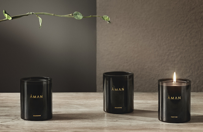 Aman creates a range of candles | European Spa Magazine