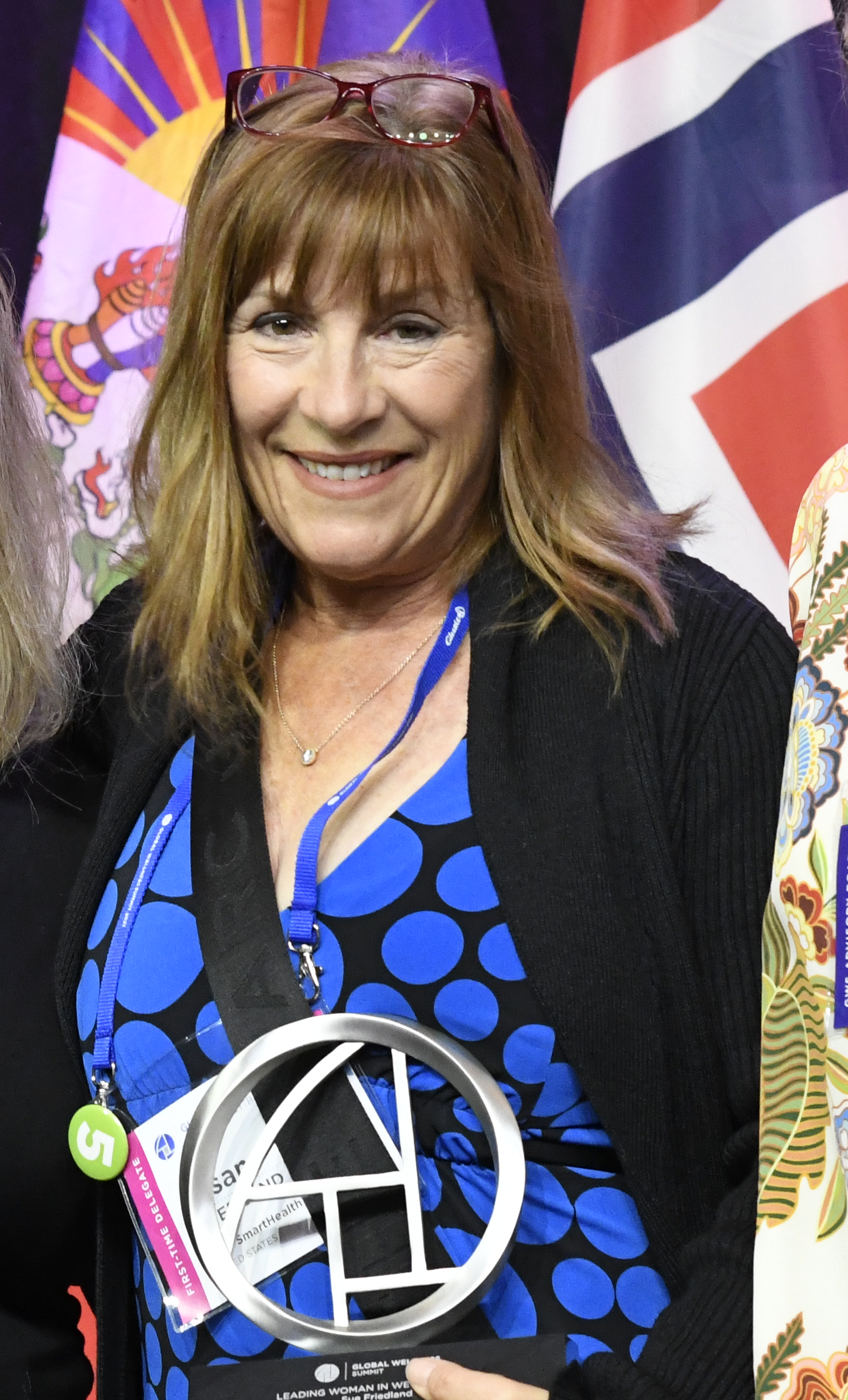 Sue Friedland receives GWS Leading Woman in Wellness Award