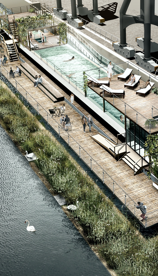 Blue Mind Barge floating bathing concept gets green light
