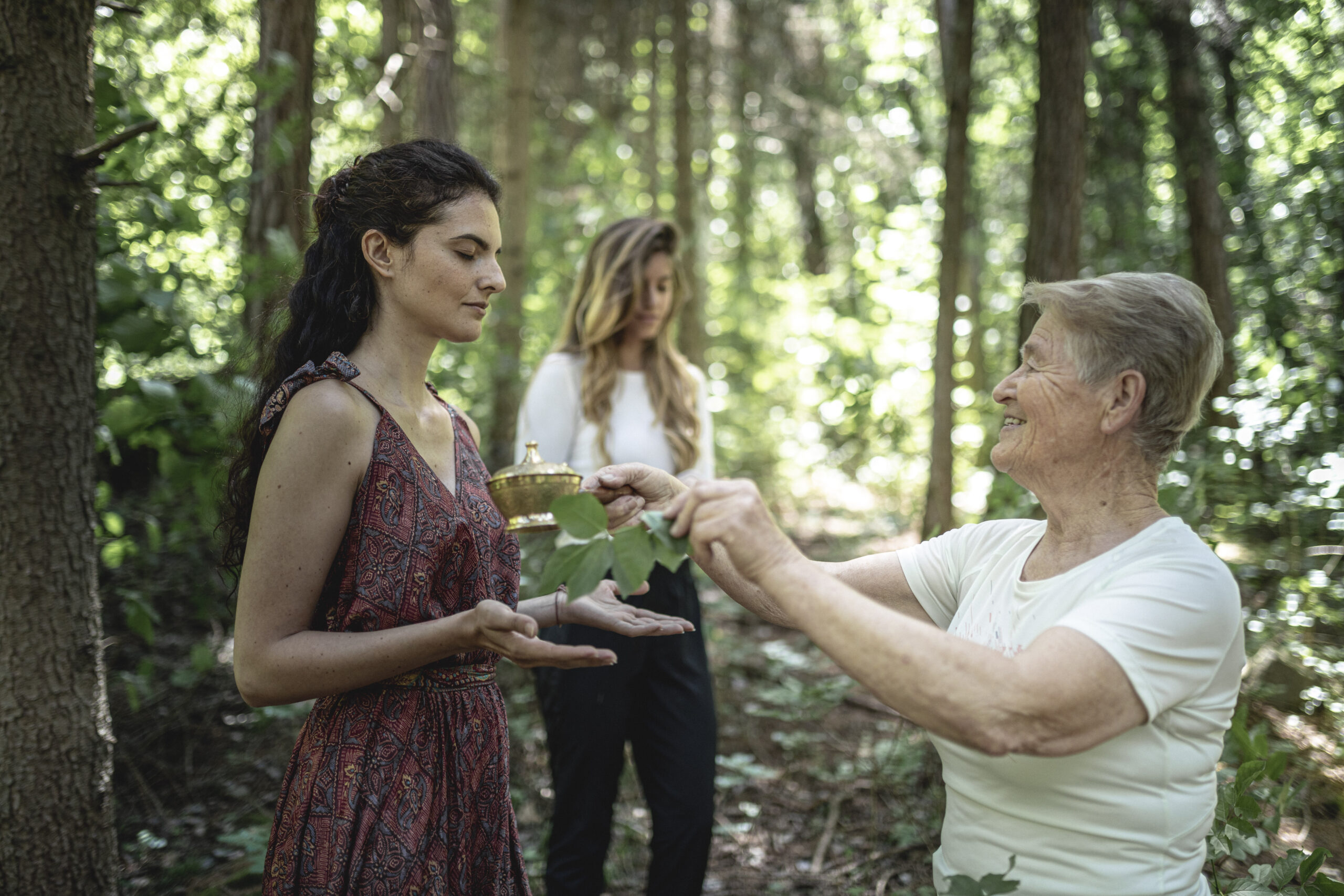 Forest bathing with Ingrid Mossmair