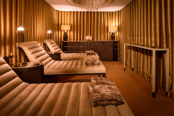 spa relaxation lounge with lounge beds