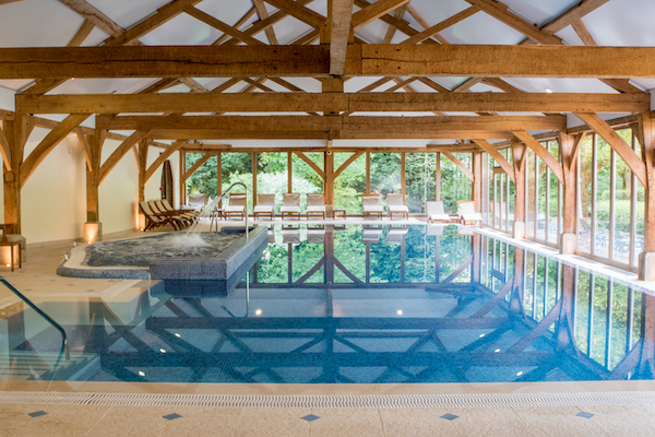 indoor swimming pool at a country house hotel and spa
