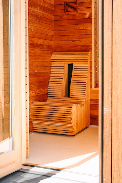 Infrared sauna at The Reeds at South Lodge