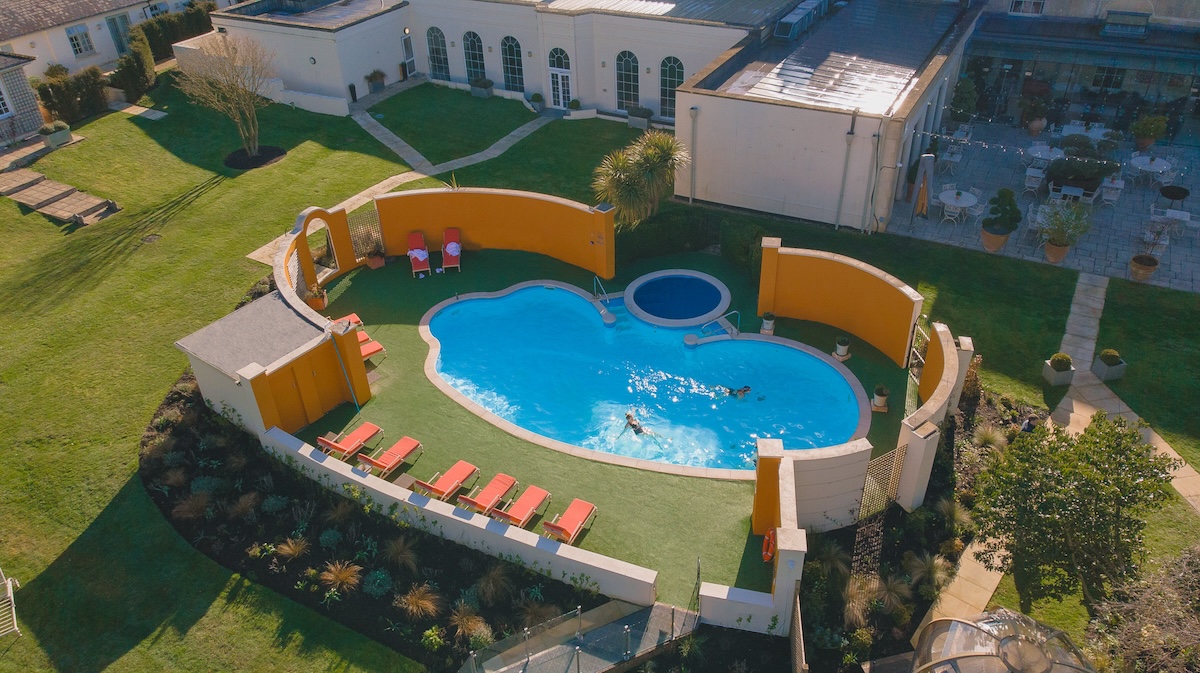 Outdoor pool and terrace