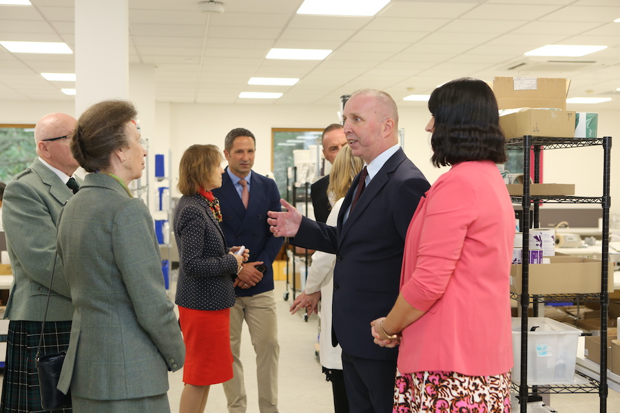 ishga's Malcolm Macrae greets The Princess Royal