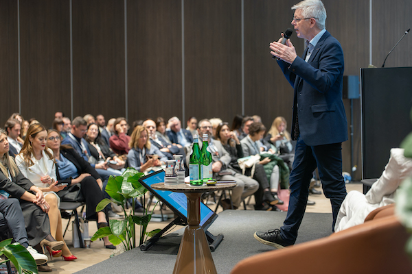 Consultant, Andrew Gibson speaking at Wellness Hospitality Conference