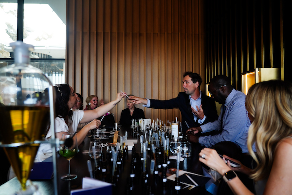 Aromatherapy Associates’ master blender, Luke Taylor hosted a personalised essential oil blending workshop
