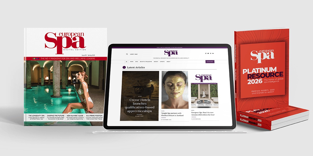 European Spa magazine features a quarterly digital magazine, daily news and Platinum Resource