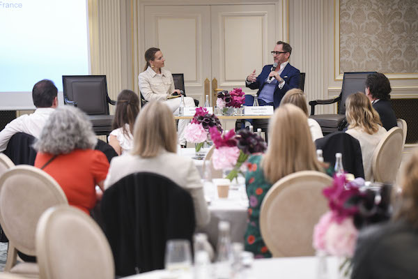 Simon P. Casson, CEO at Corinthia Hotels speaks in Paris