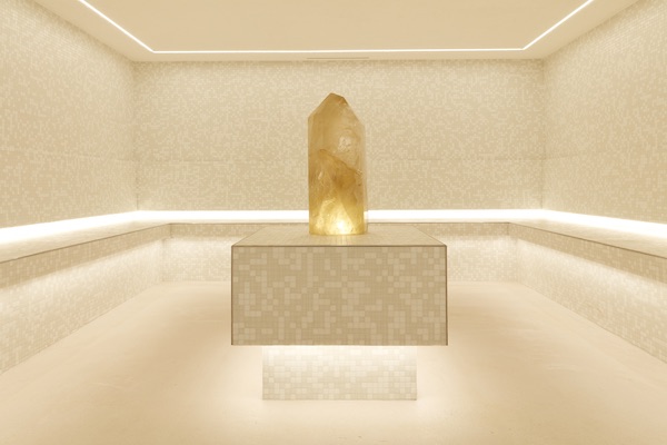 Steam room at Bamford Spa