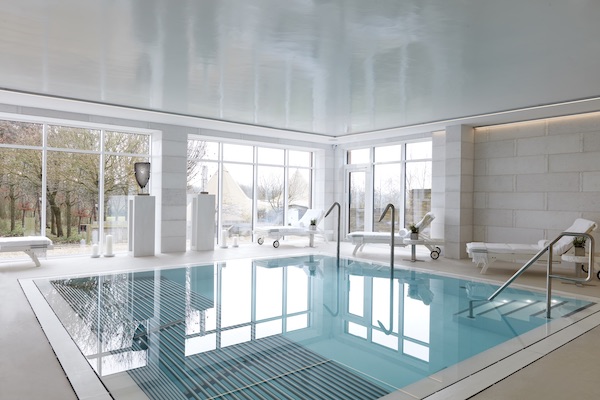 Swimming pool at a spa