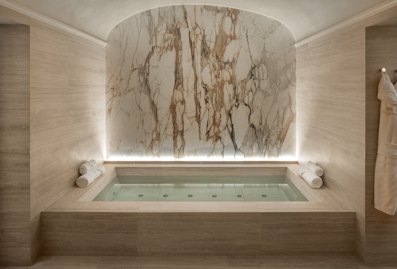 A spa pool in an Italian spa
