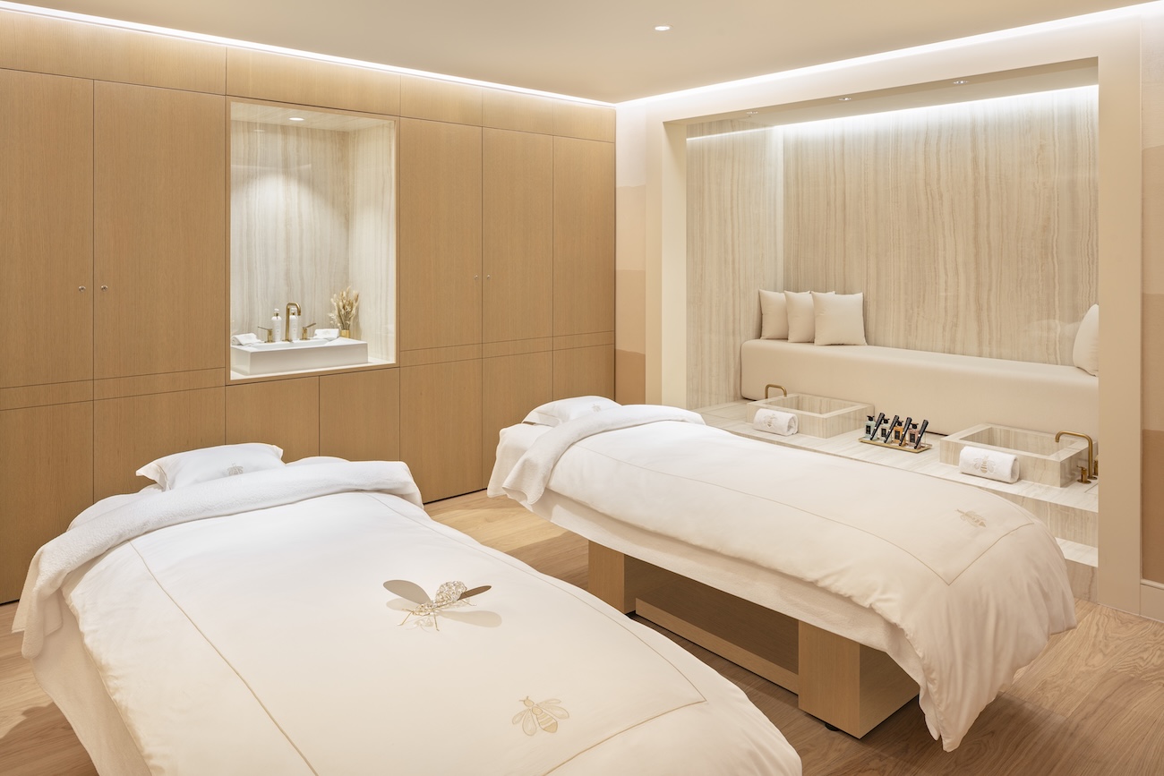 a double treatment suite in a spa