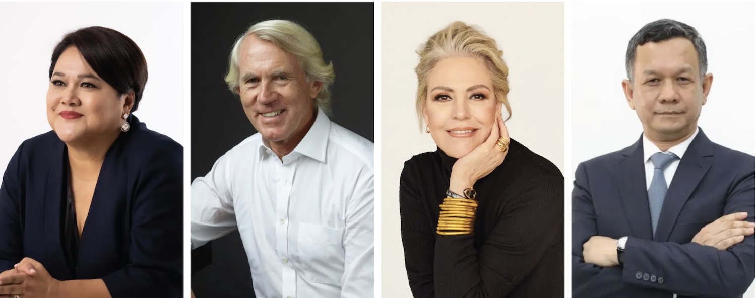 Four headshots side by side