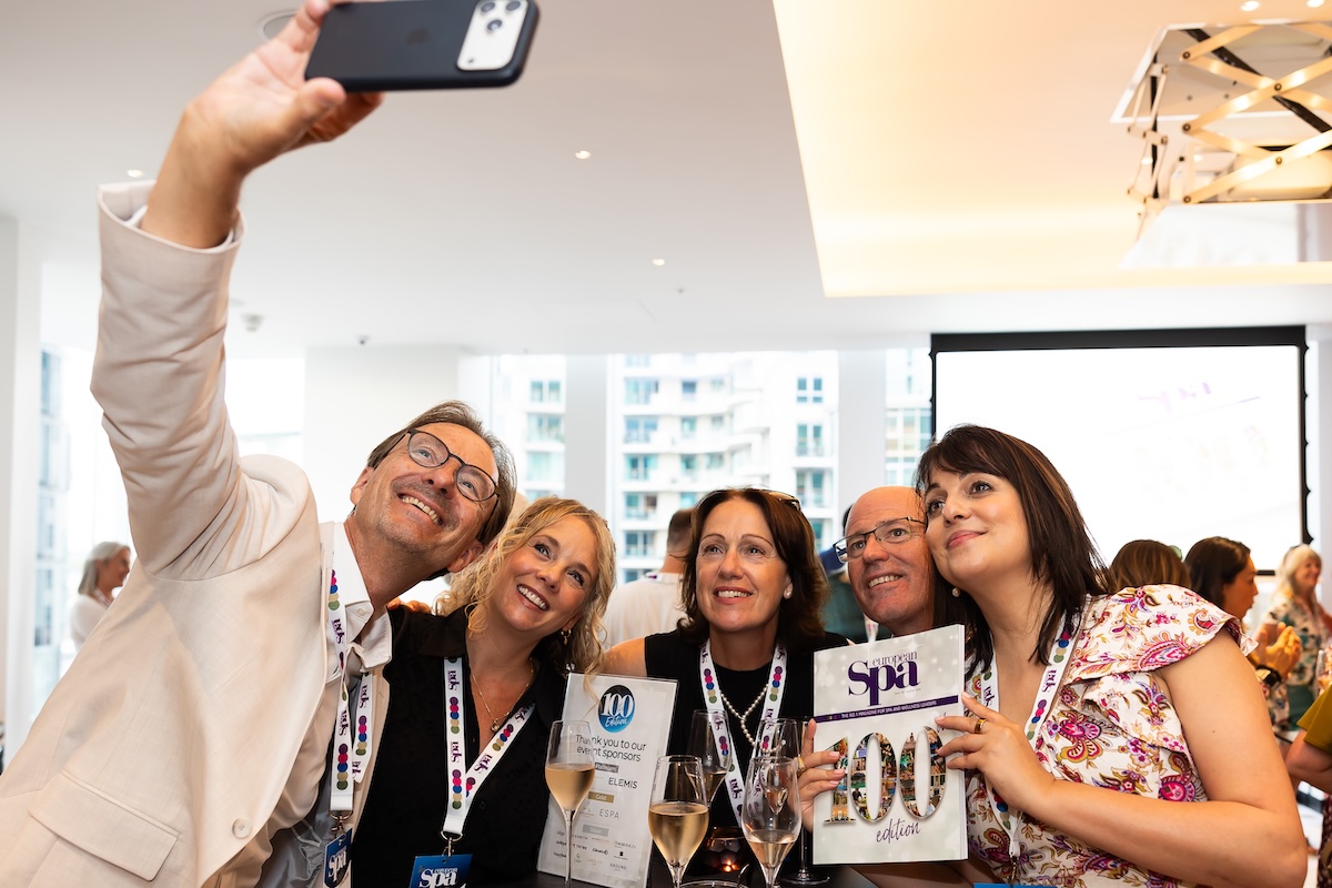 Group of people posing for a selfie