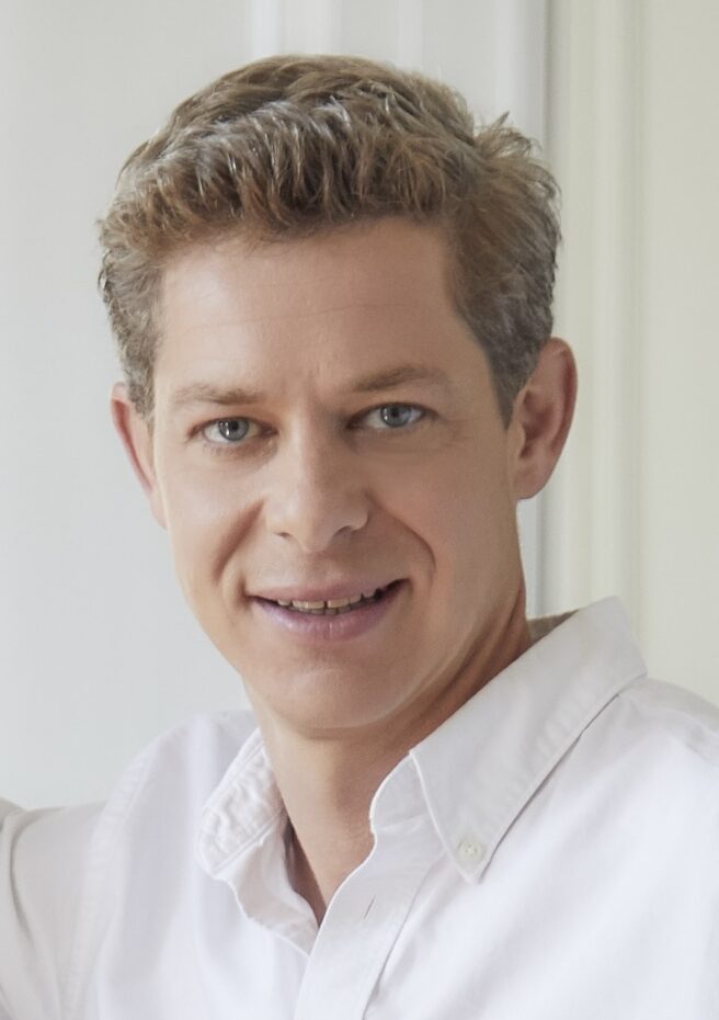 Man in white shirt