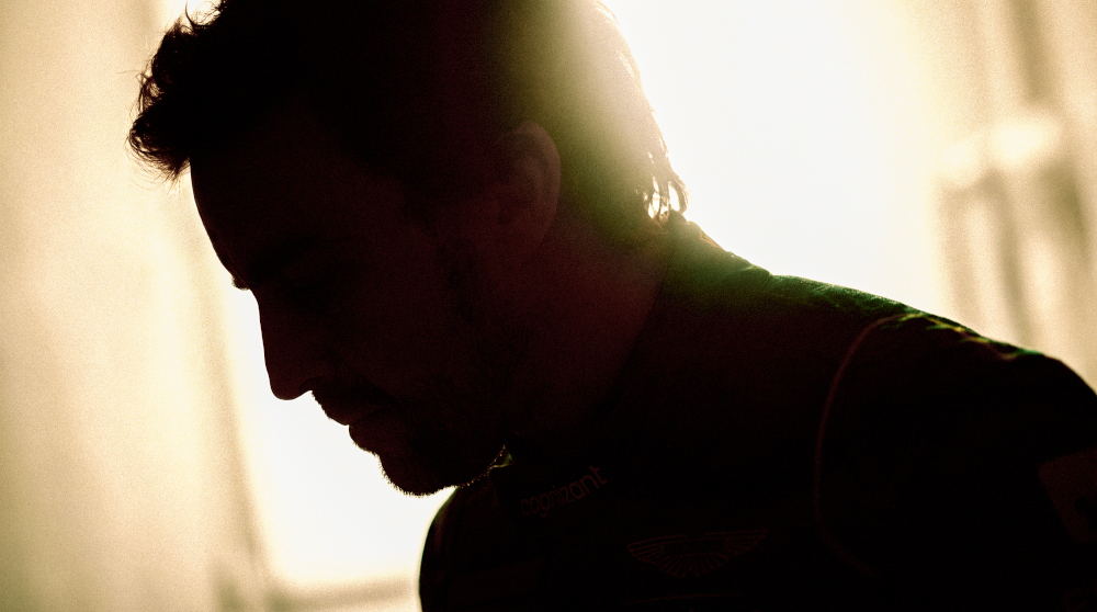 silhouette of man against bright window