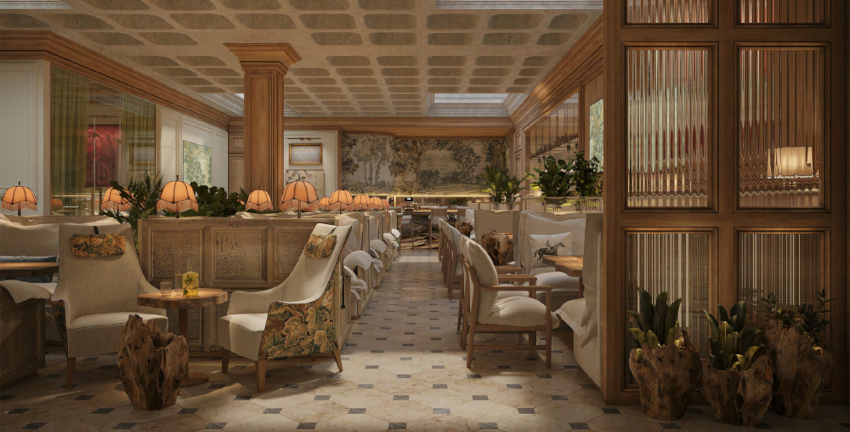 An empty restaurant