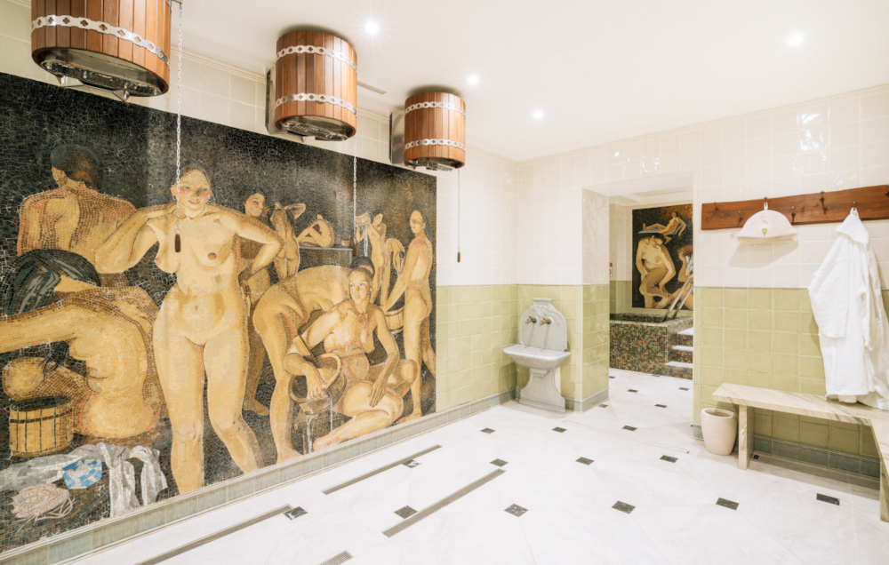 A traditional Russian bath house in London